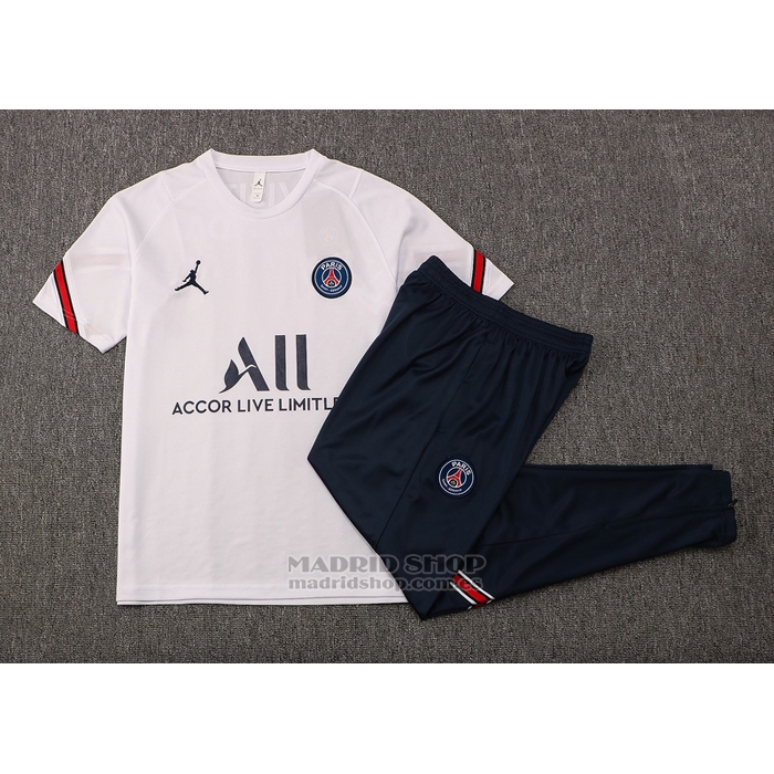 Chandal del Paris Saint-Germain Manga Corta 2021-2022 Blanco